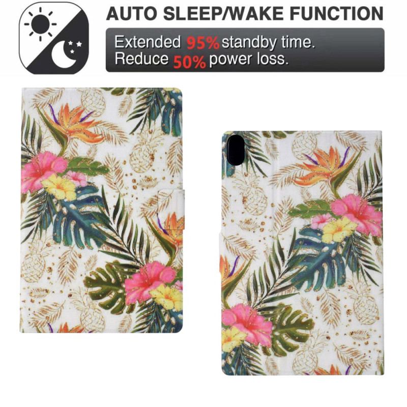 Housse iPad (2025) / 10.9 (2022) Ananas Dorés