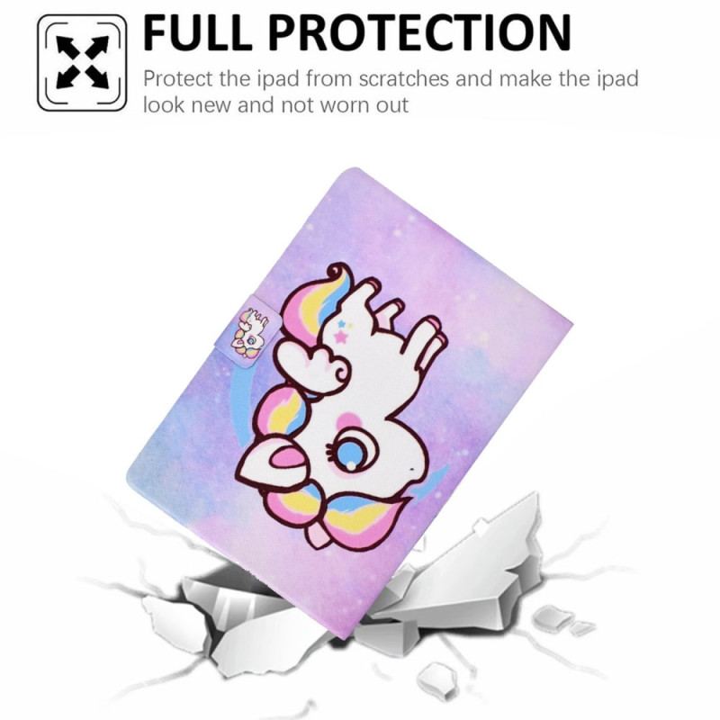 Housse iPad (2025) / 10.9" (2022) Dessin Licorne