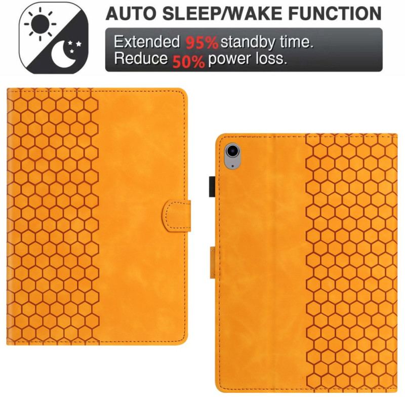Housse iPad (2025) / 10.9 (2022) Motif Nid d'Abeille