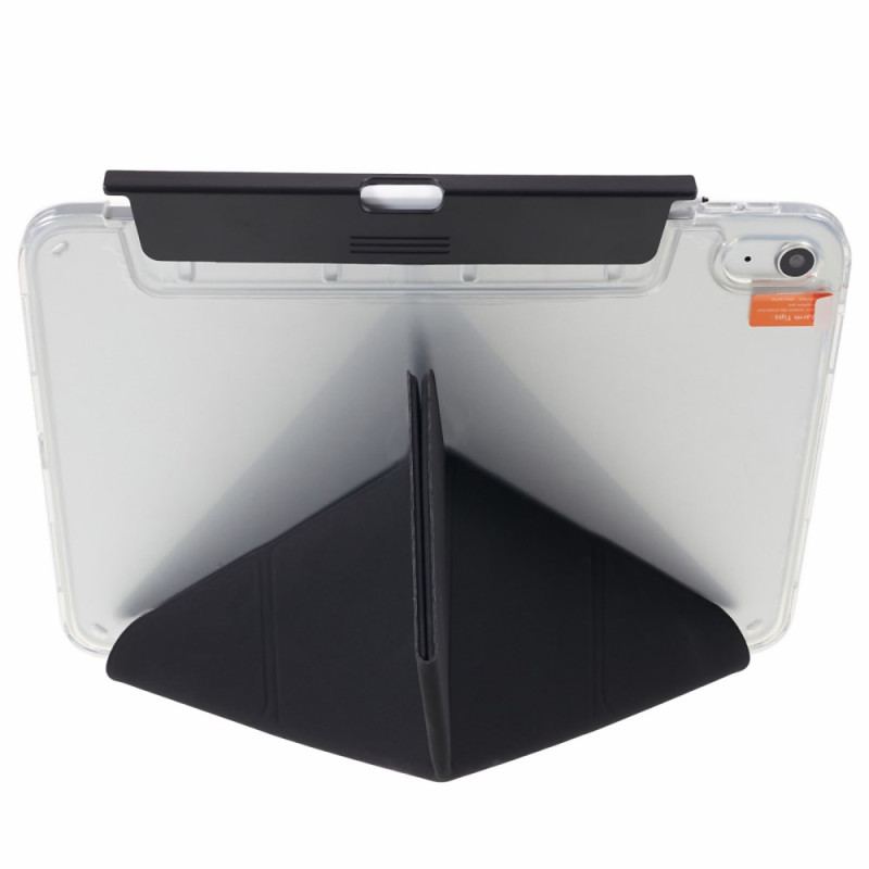 Smart Case iPad (2025) / 10.9 (2022) Support Origami et Porte-Crayon Détachable