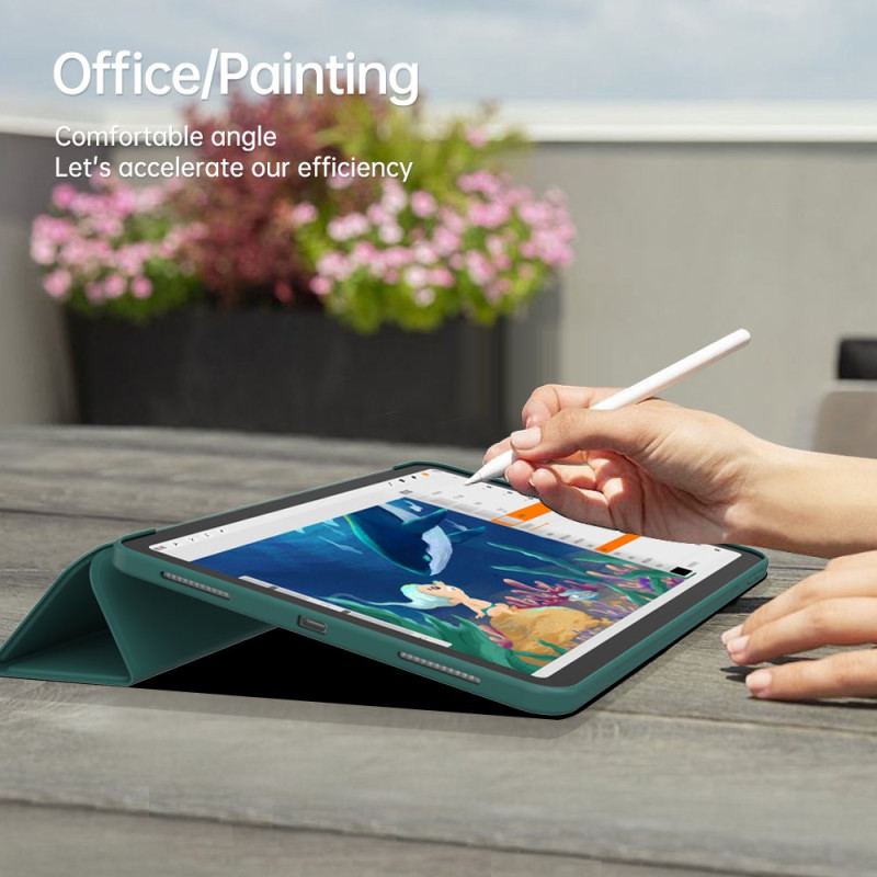 Smart Case iPad (2025) / 10.9 (2022) Trois Volets Support Double Angle