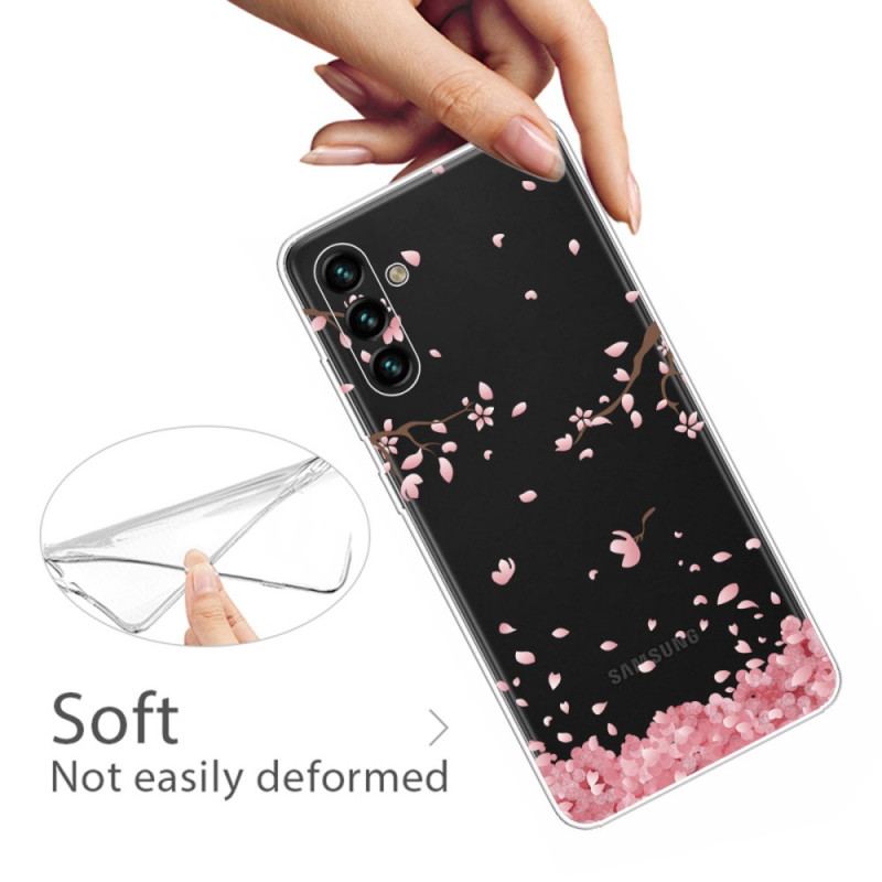 Coque Samsung Galaxy A13 5G / A04s Branches à Fleurs