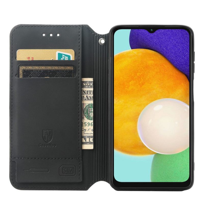 Flip Cover Samsung Galaxy A13 5G / A04s Design RFID Caseneo