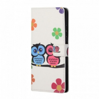 Housse Samsung Galaxy A13 5G / A04s Couple de Hiboux