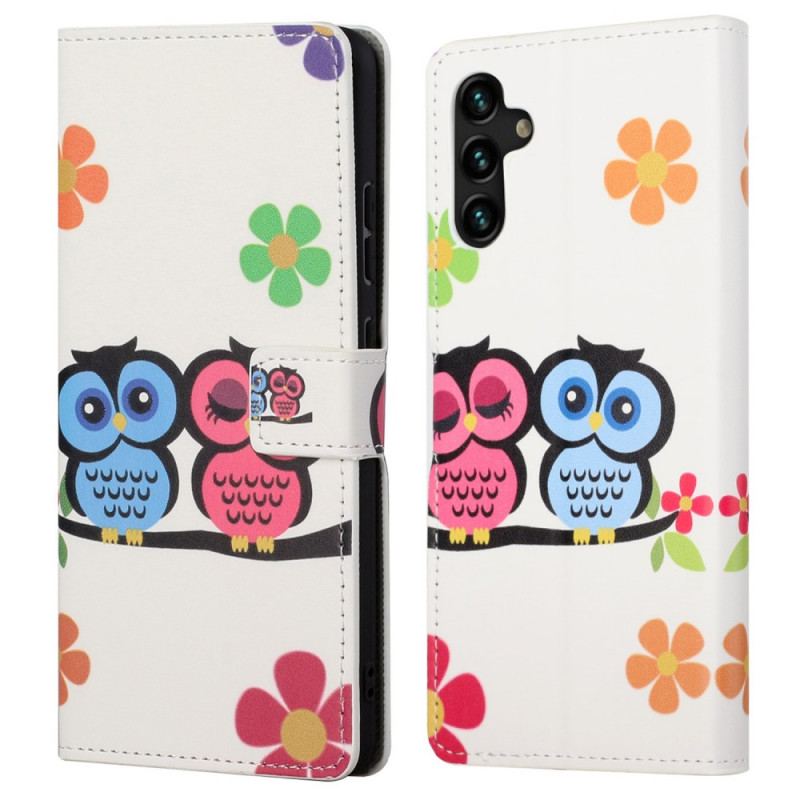 Housse Samsung Galaxy A13 5G / A04s Couple de Hiboux