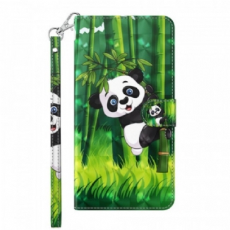 Housse Samsung Galaxy A13 5G / A04s Panda et Bambou