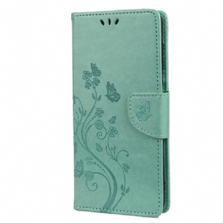 Housse Samsung Galaxy A13 5G / A04s Papillons et Fleurs