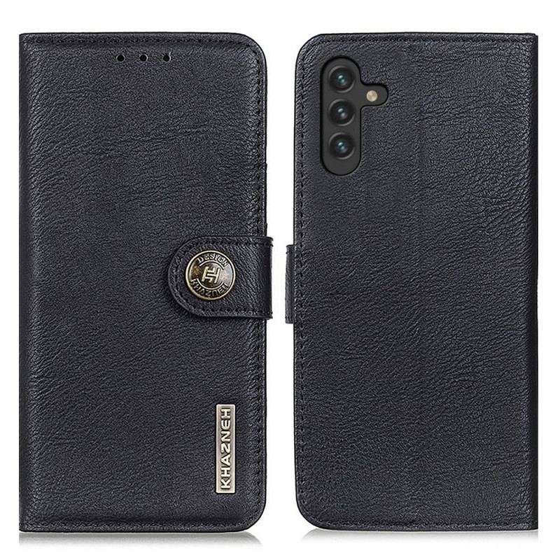 Housse Samsung Galaxy A13 5G / A04s Simili Cuir KHAZNEH