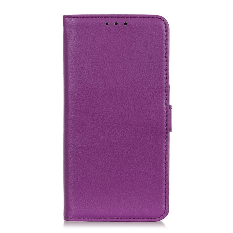Housse Samsung Galaxy A13 5G / A04s Simili Cuir Litchi Premium