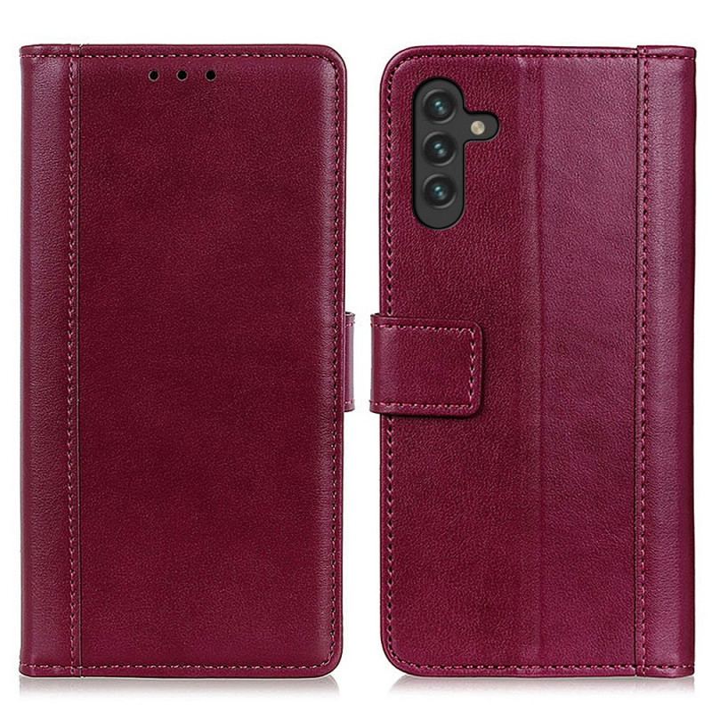 Housse Samsung Galaxy A13 5G / A04s Style Cuir Élégance