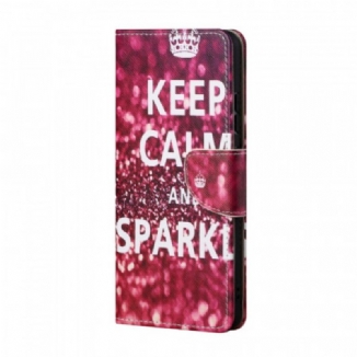 Housse Samsung Galaxy A13 5G Keep Calm and Sparkle
