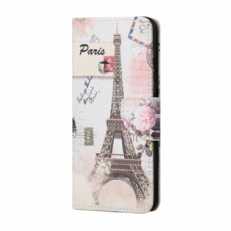 Housse Samsung Galaxy A13 5G Tour Eiffel Rétro