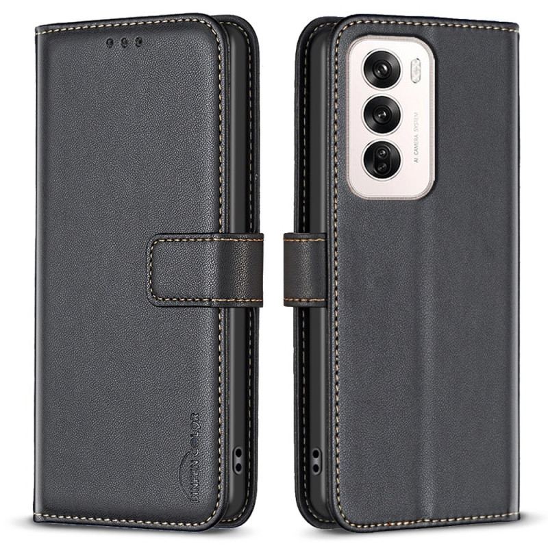 Housse Oppo Reno 12 5G Classique BINFEN COLOR
