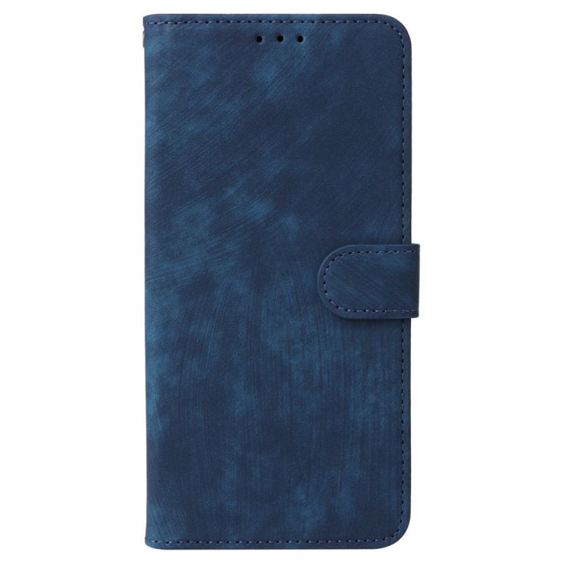 Housse Oppo Reno 12 Effet Daim à Lanière