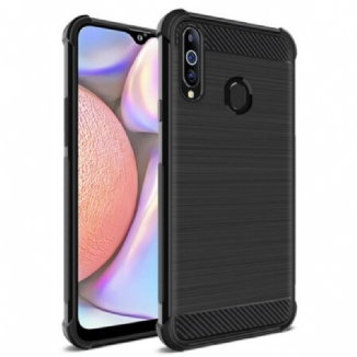 Coque Samsung Galaxy A20s IMAK Vega Series Fibre Carbone Brossée