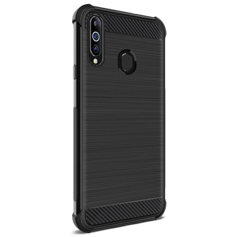 Coque Samsung Galaxy A20s IMAK Vega Series Fibre Carbone Brossée