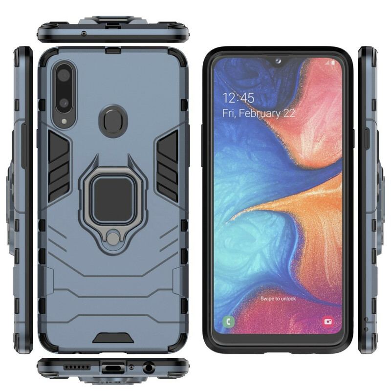Coque Samsung Galaxy A20s Ring Résistante