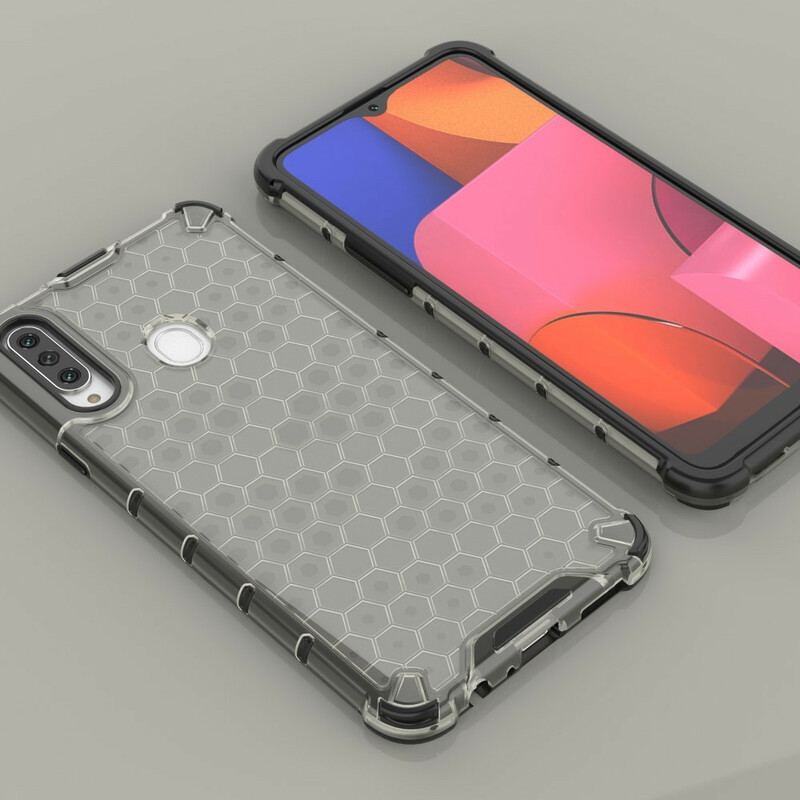 Coque Samsung Galaxy A20s Style Nid d'Abeille