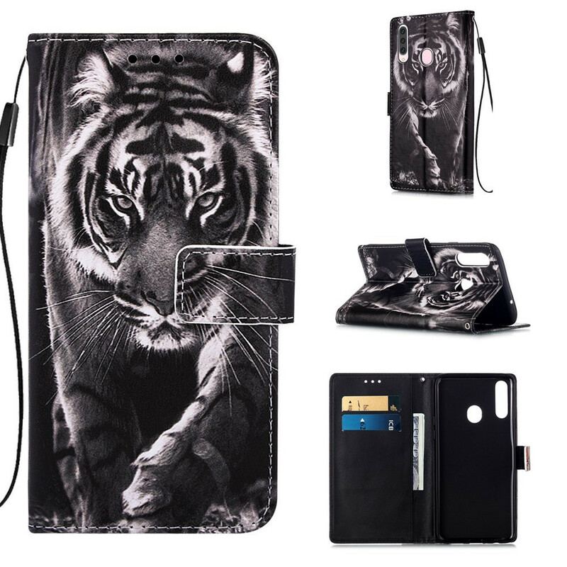 Housse Samsung Galaxy A20s Tigre de Nuit