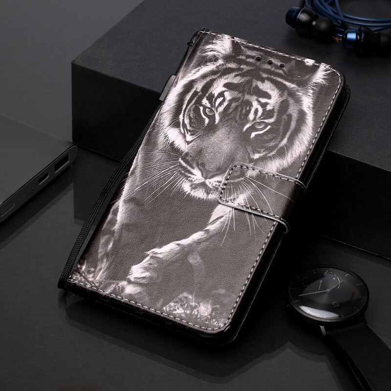 Housse Samsung Galaxy A20s Tigre de Nuit