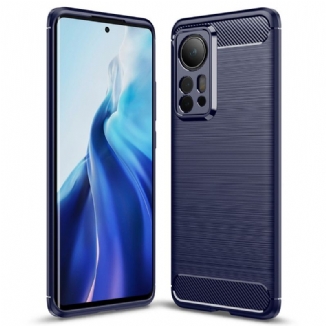 Coque Xiaomi 12 Pro Fibre Carbone Brossée