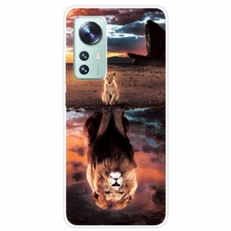 Coque Xiaomi 12 Pro Silicone Rêve de Lionceau