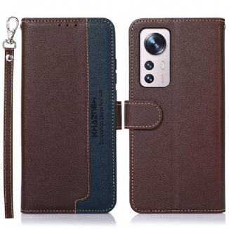 Housse Xiaomi 12 Pro Style Litchi RFID KHAZNEH