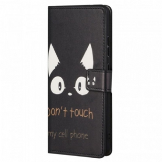 Housse Moto G41 / G31 Don't Touch My Cell Phone
