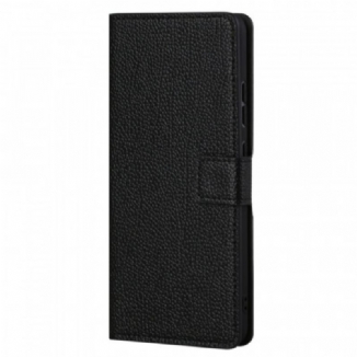 Housse Moto G41 / G31 Effet Cuir Grain Litchi