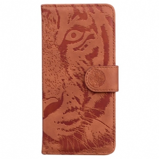 Housse Moto G41 / G31 Empreinte Face de Tigre