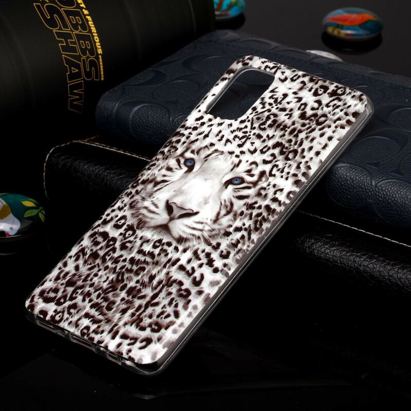 Coque Samsung Galaxy A51 Leopard Fluorescente
