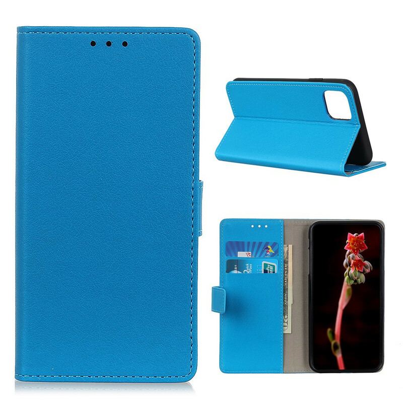 Housse Samsung Galaxy A51 Effet Cuir Brillant Simple