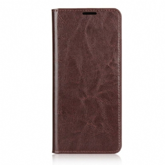 Flip Cover Sony Xperia 10 II Cuir Véritable