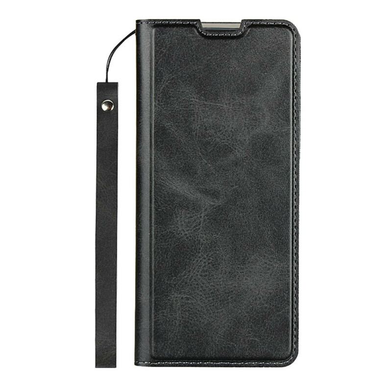 Flip Cover Sony Xperia 10 II Simili Cuir avec Lanière
