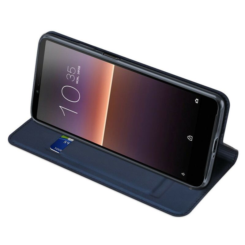 Flip Cover Sony Xperia 10 II Skin Pro DUX DUCIS