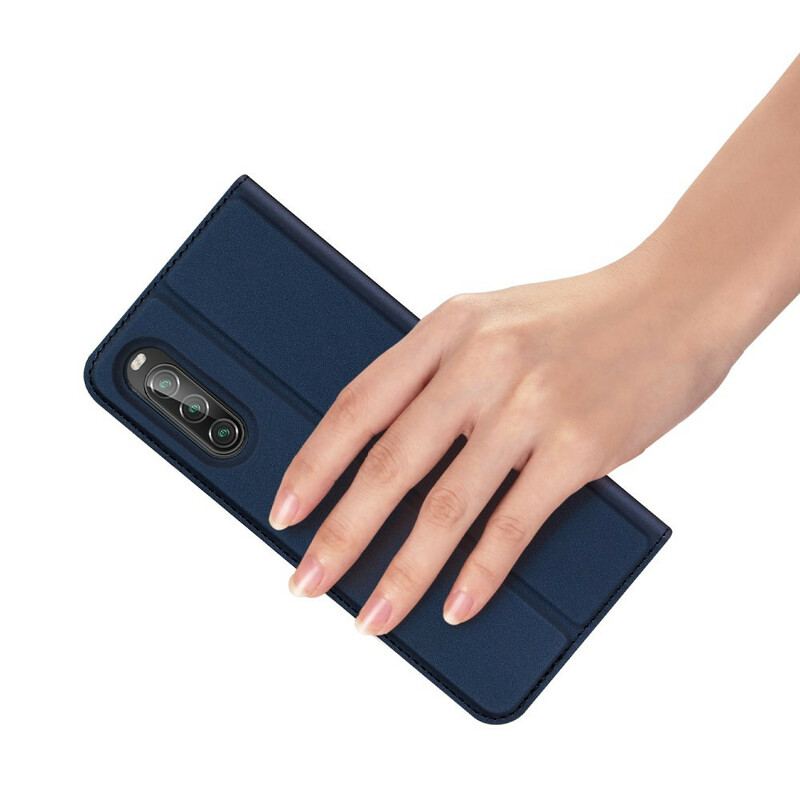 Flip Cover Sony Xperia 10 II Skin Pro DUX DUCIS