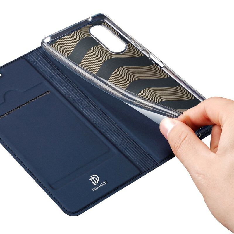 Flip Cover Sony Xperia 10 II Skin Pro DUX DUCIS