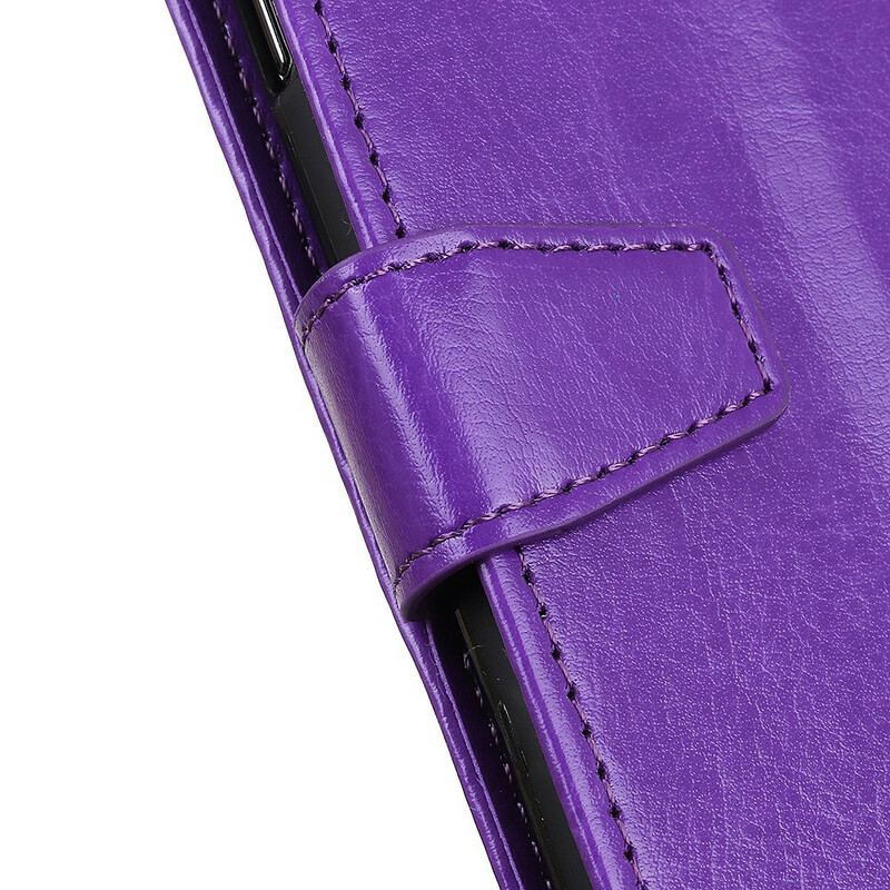 Housse Sony Xperia 10 II Effet Cuir Classique