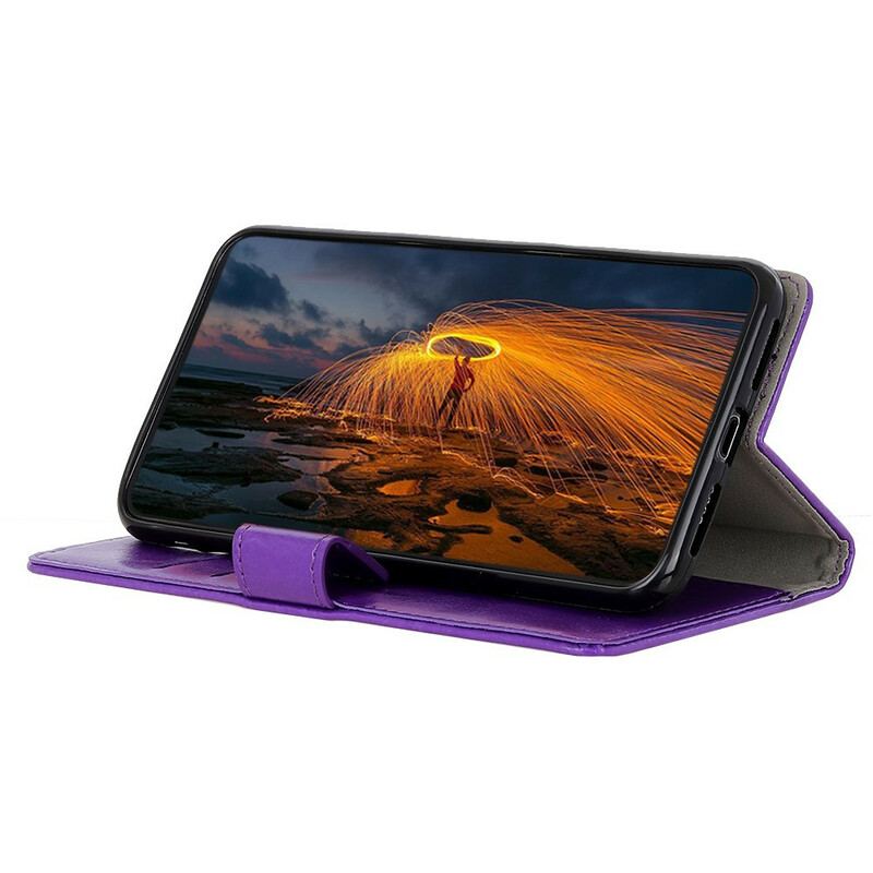 Housse Sony Xperia 10 II Effet Cuir Classique